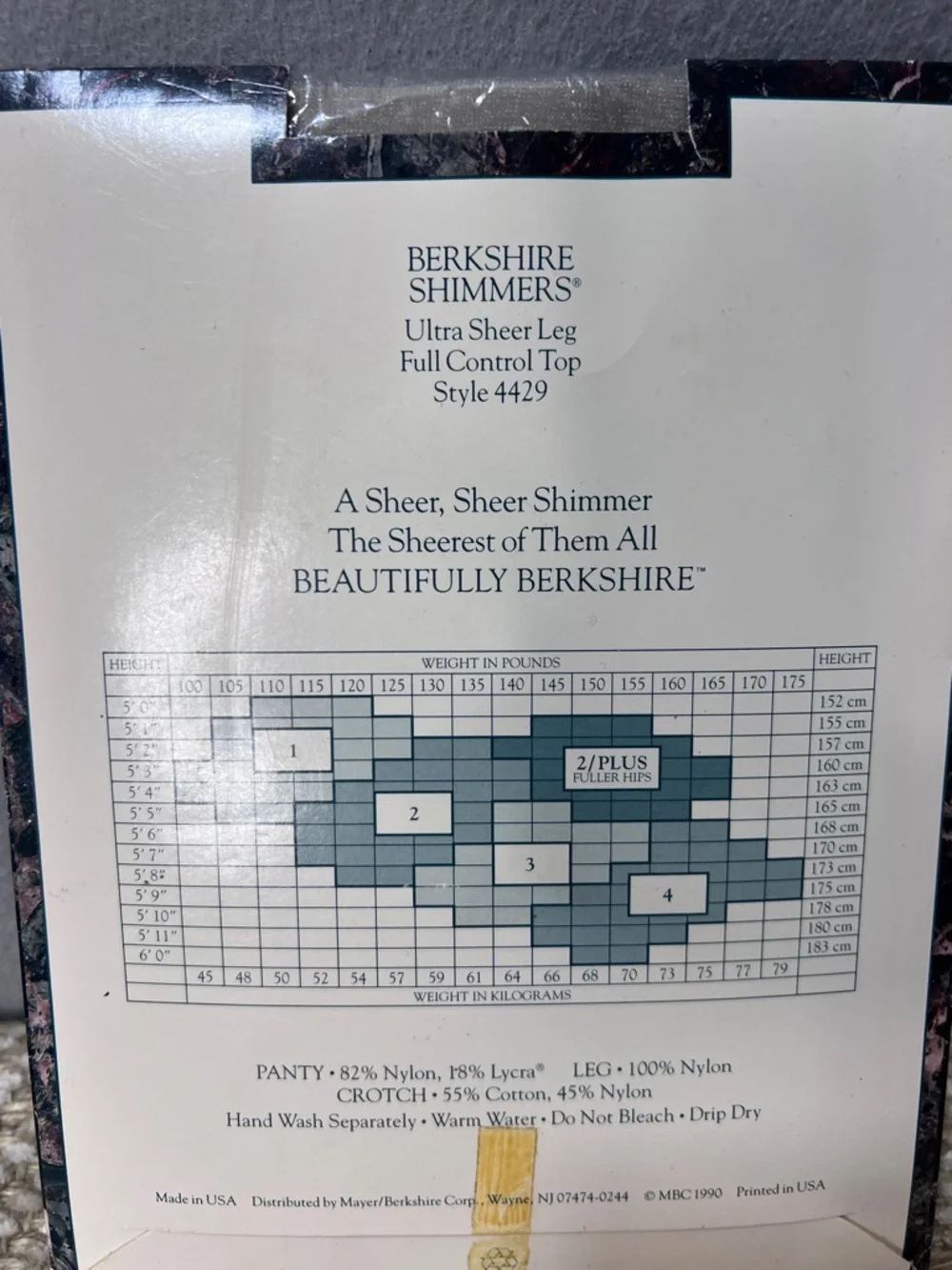 Berkshire Shimmers Pantyhose Silver Size 2 Ultra Sheer Control Top  NIP McBling